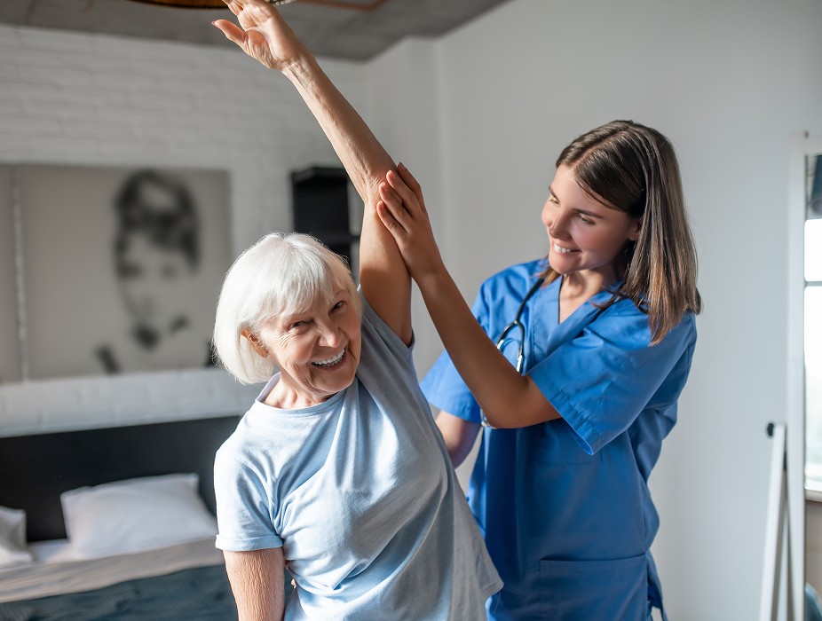 Patient receiving treatment