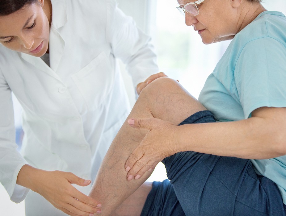 Patient receiving vein & vascular treatments treatment